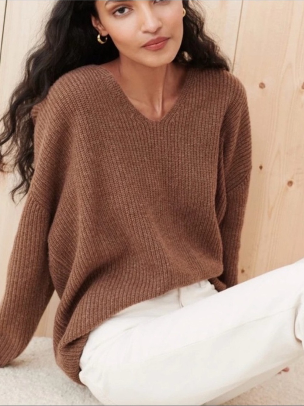 Jenni Kayne
Jenni Kayne Cabin sweater in
Nutmeg